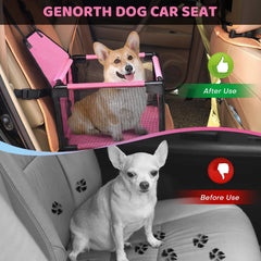 GENORTH small dog car seat storage pocket demonstrates convenient everyday essentials storage.