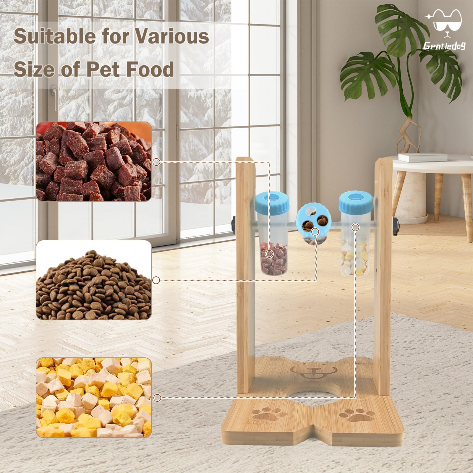Gentledog caps and bottle holes showcase adjustable difficulty and gameplay options.