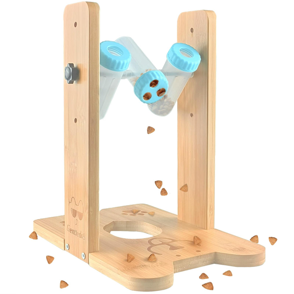 Gentledog puzzle toy wooden base shows interactive enrichment for dogs.