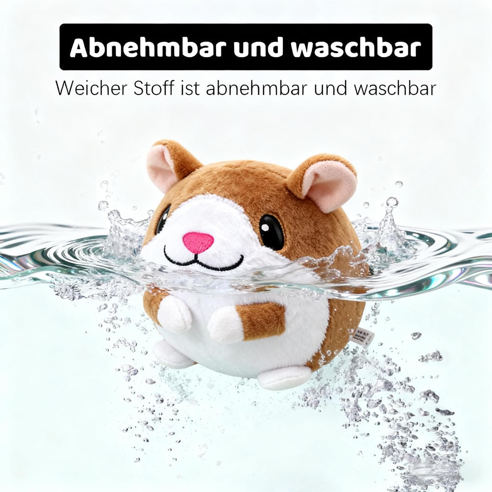 Geojec dog toy soft plush material highlights cozy feel during interactive sessions