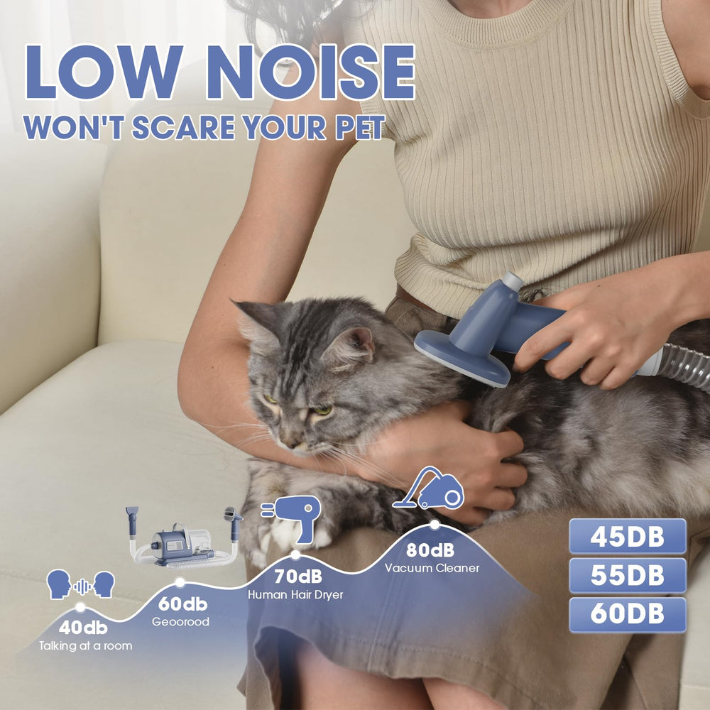 Geoorood lightweight design offers effortless handling for at-home grooming on-the-go.