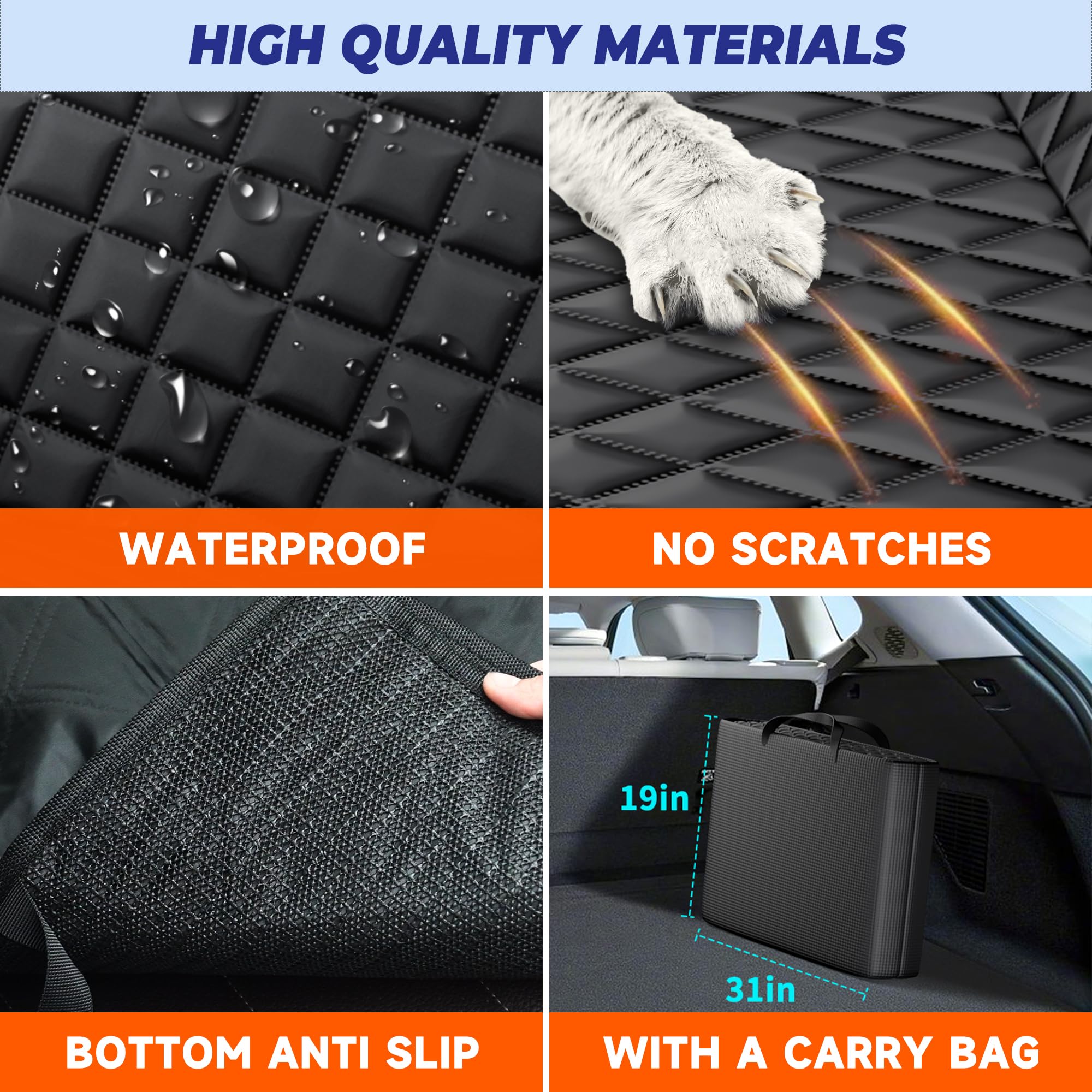 Geotick truck dog seat cover stain protection keeps seats clean