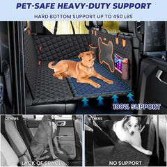 Geotick truck dog seat cover waterproof fabric shields upholstery from spills