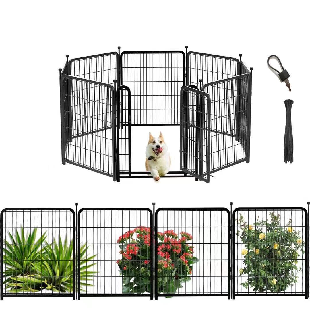 Getlay tall garden fence assembly demonstrates quick setup and flexible layout for yards.