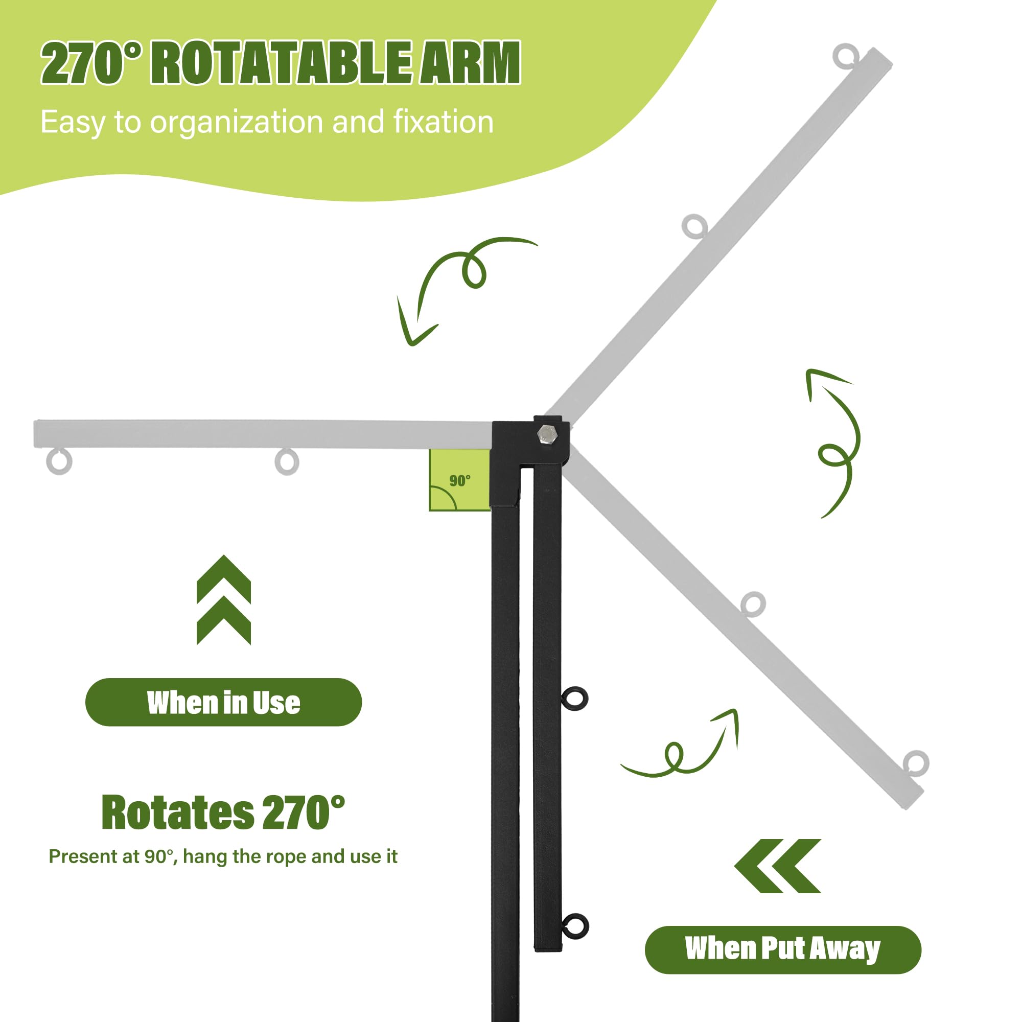getlstub foldable design stores compactly when not in use