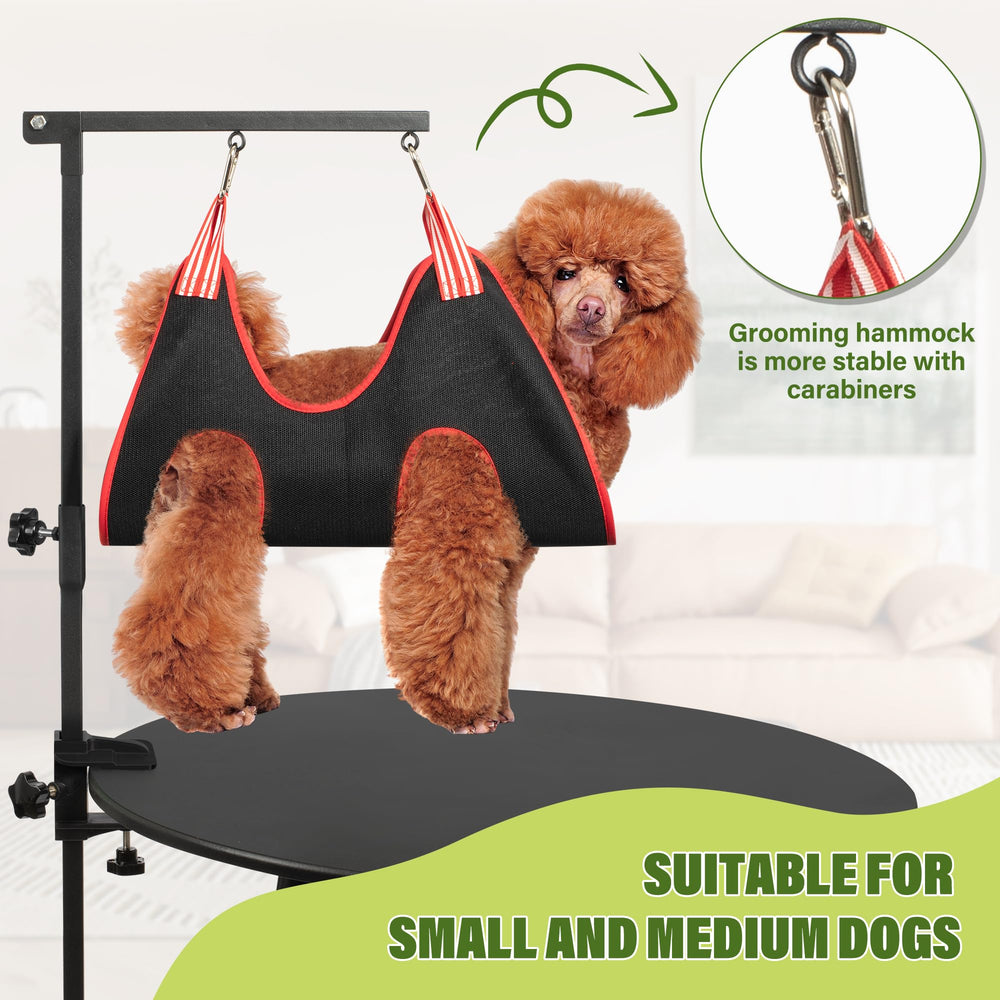 getlstub 2-noose loop and haunch holders secure pets safely during grooming