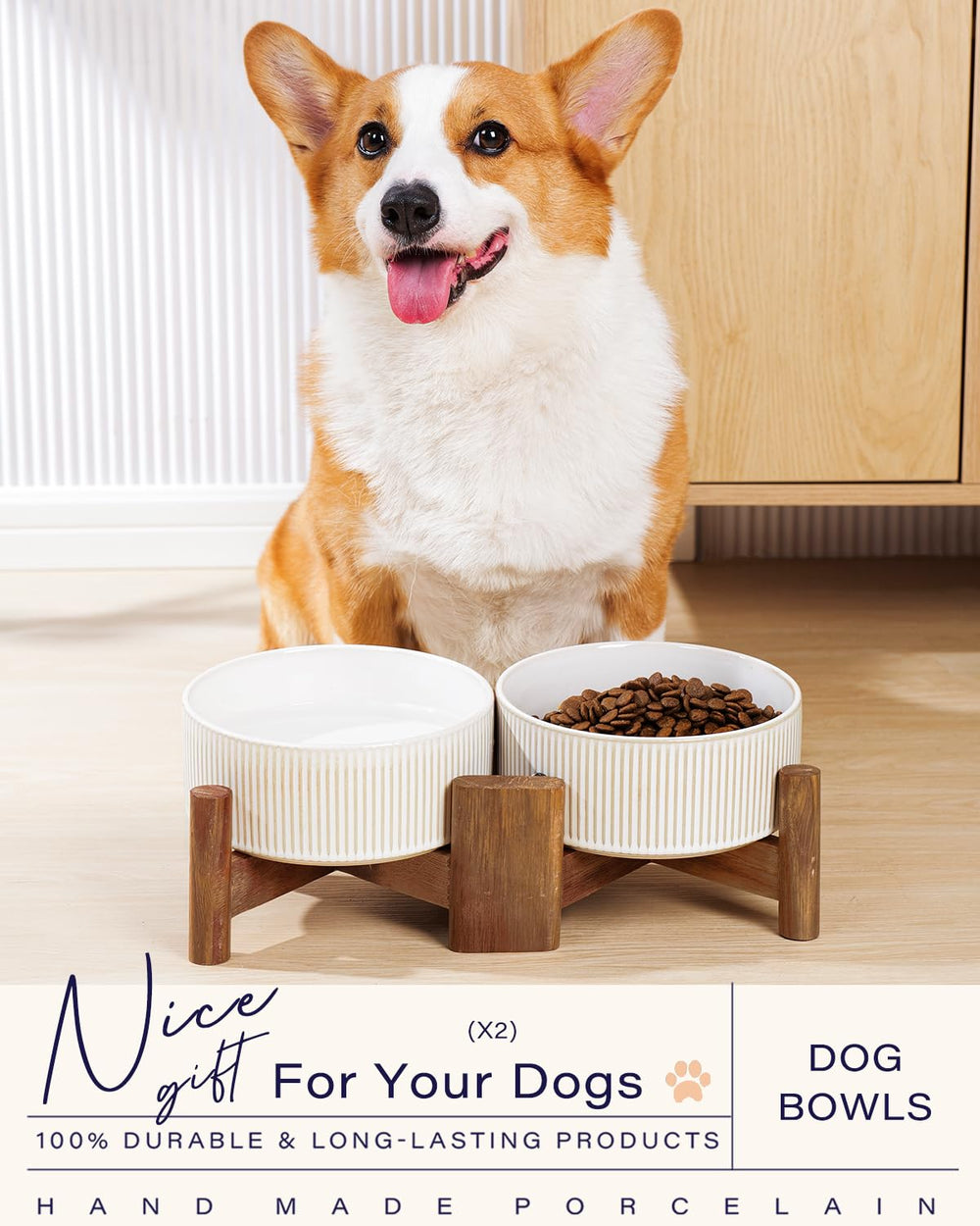 Getstar set of 2 bowls ideal for pets needing separate portions.