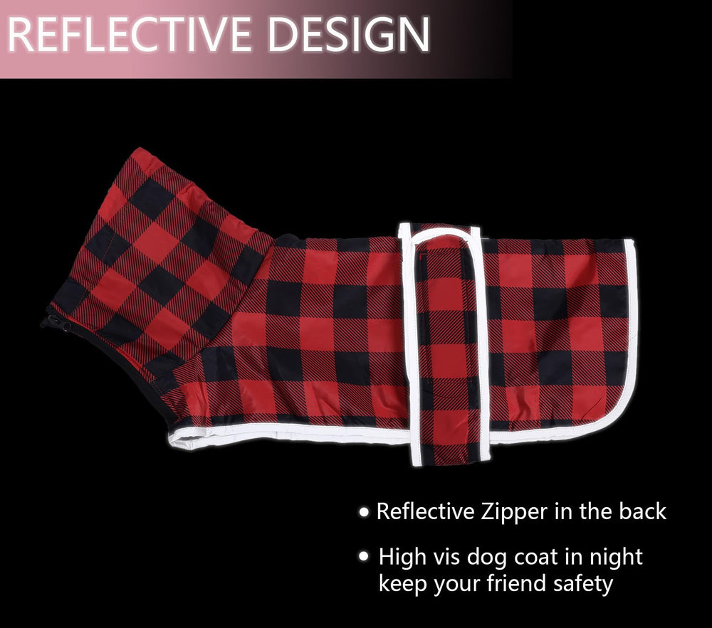 Geyecete Dachshund Winter Coat adjustable front and body straps ensure a secure fit.