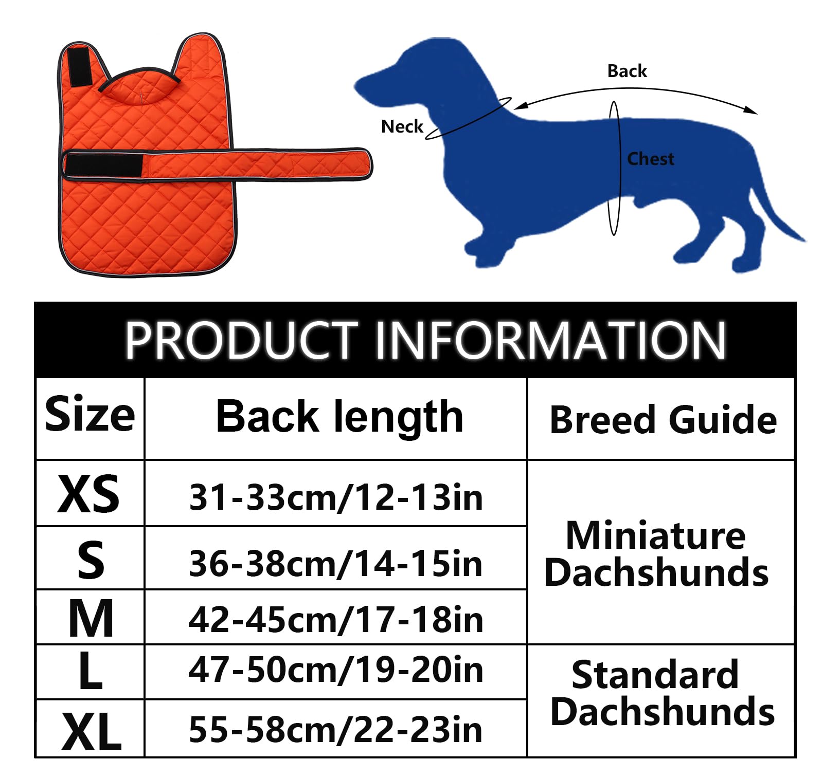 Geyecete dachshund coat fold-down neck adds warmth and comfort.