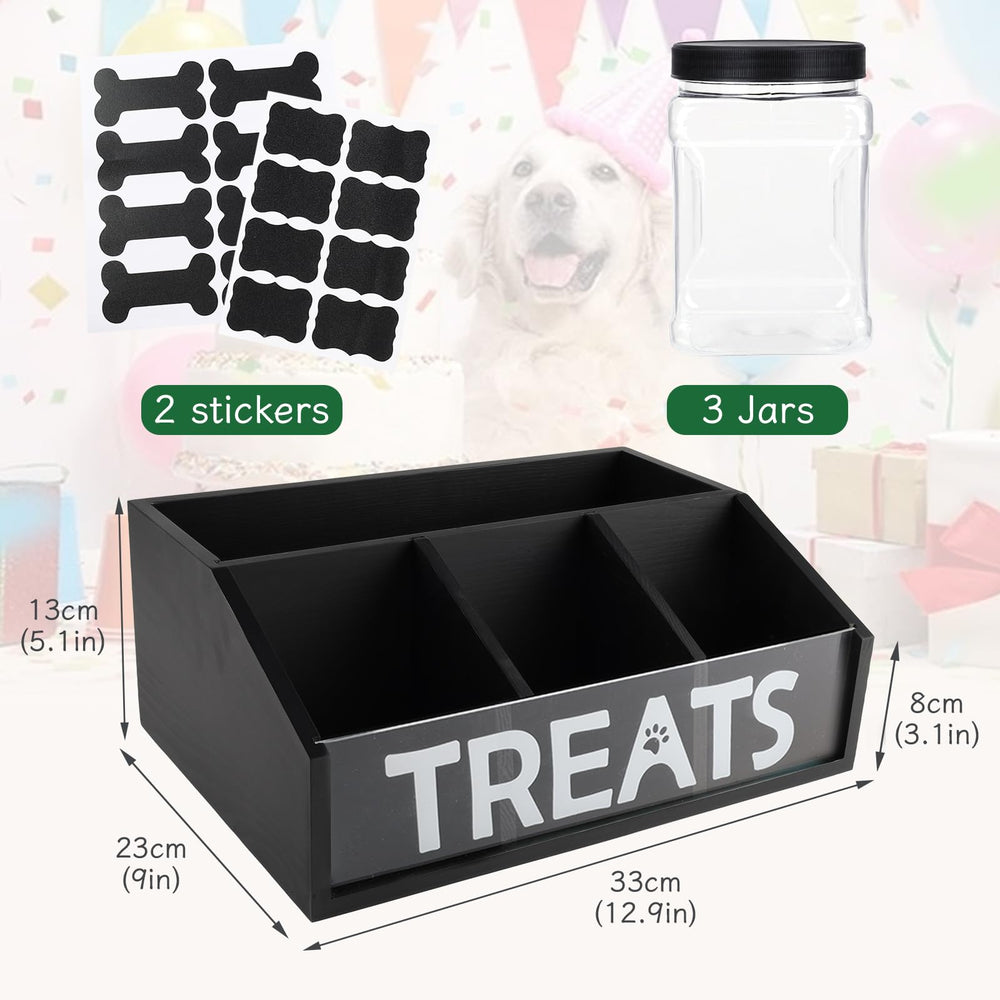Geyecete decorative pet storage design complements home décor while storing snacks neatly.