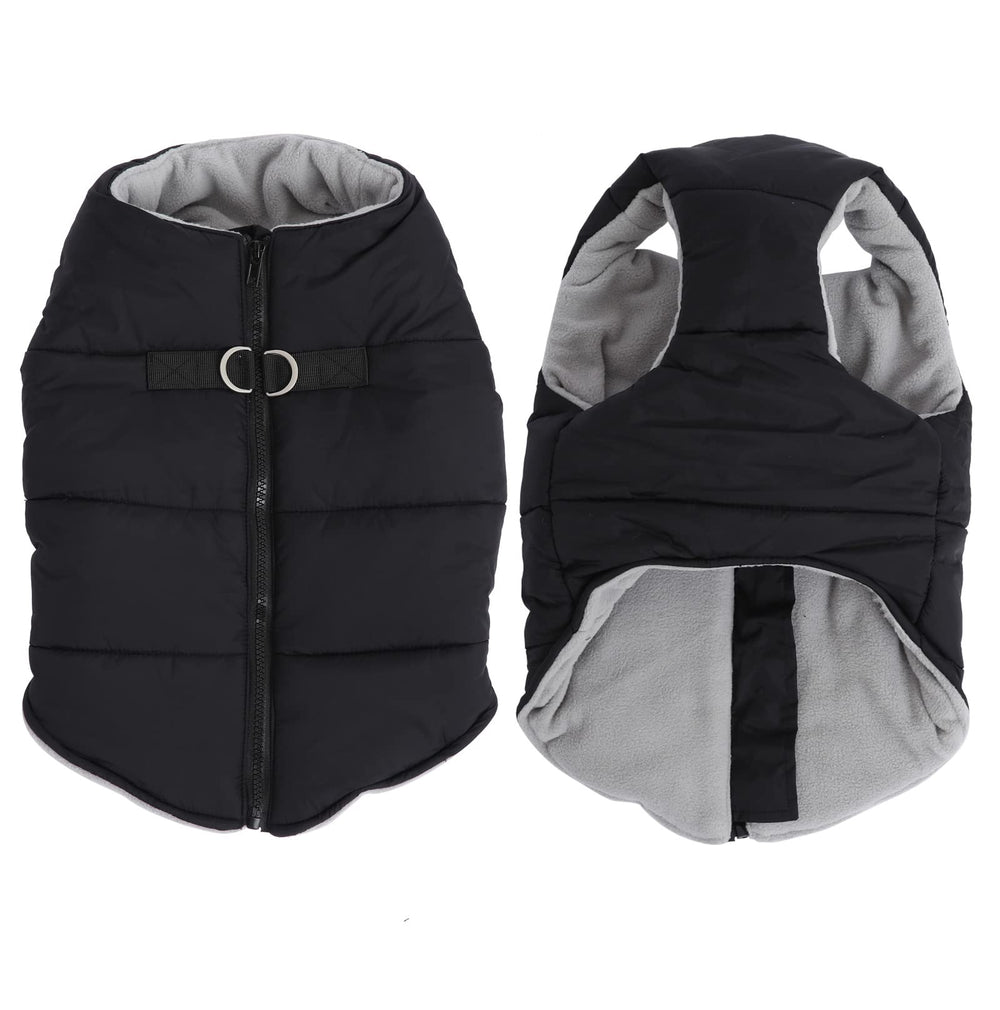 Geyecete padded back view shows full coverage and warmth