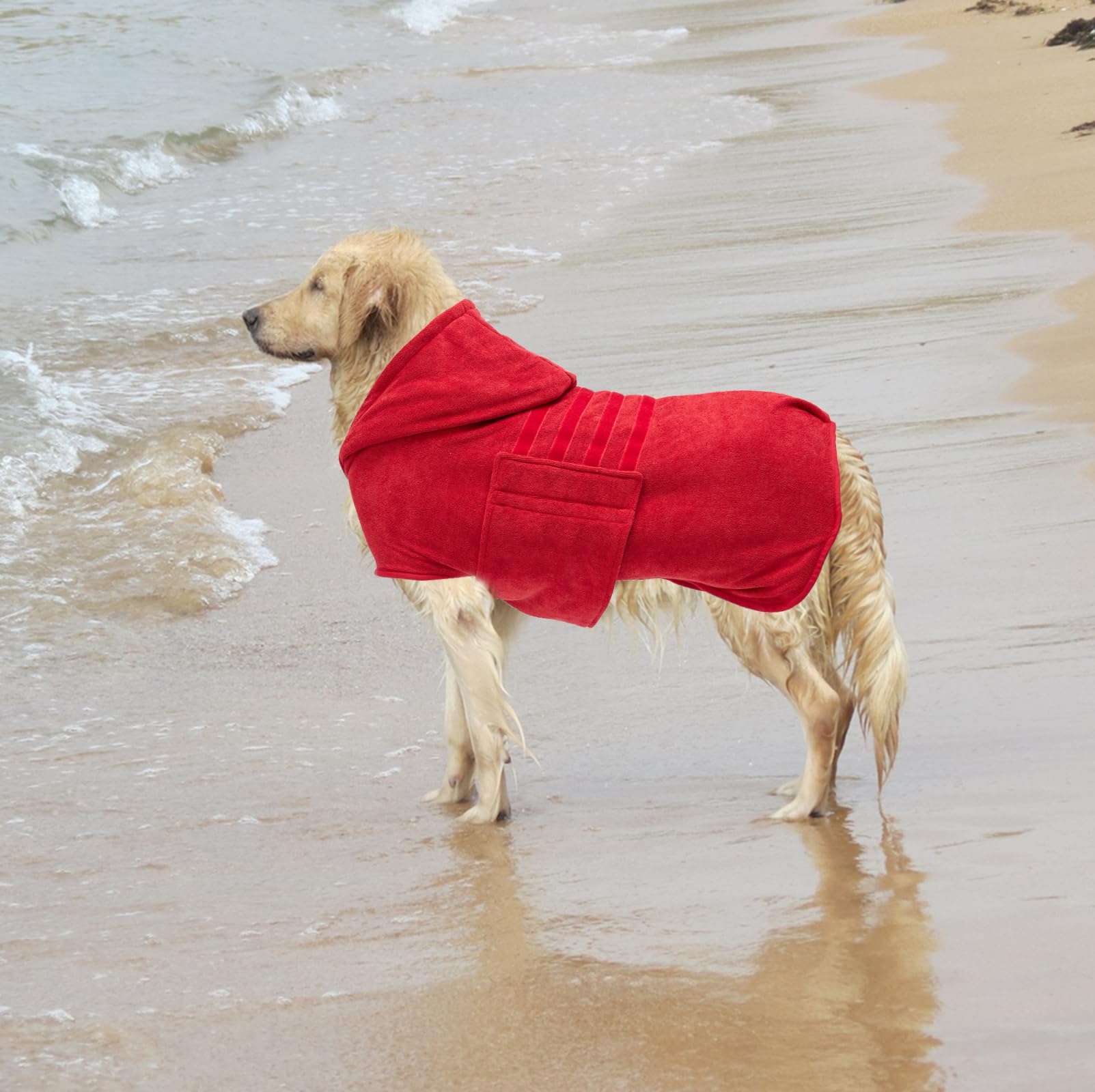 Geyecete dog drying coat hood size chart helps choosing fit