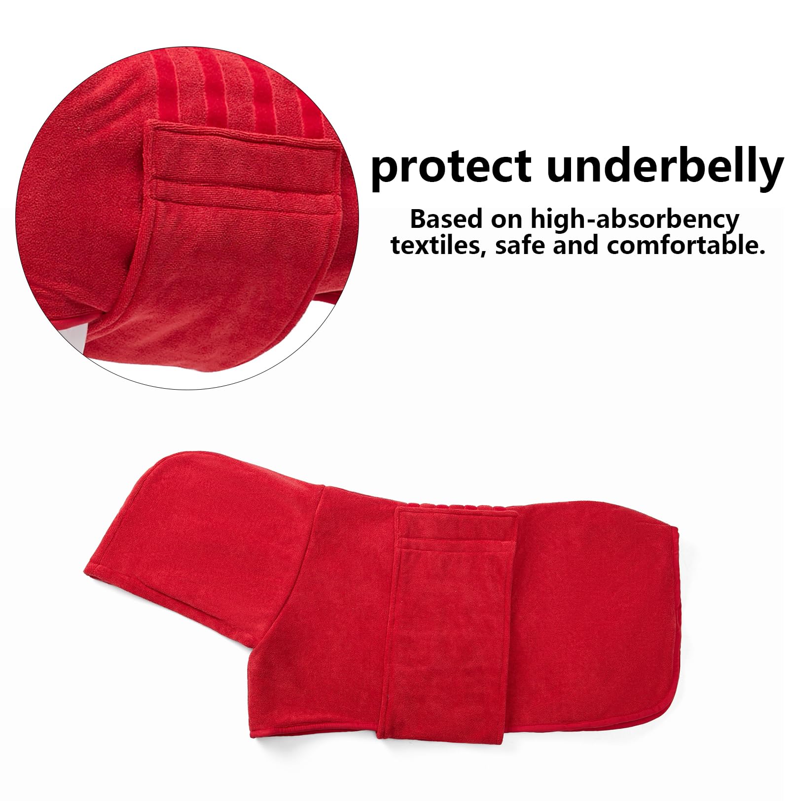 Geyecete dog-drying-coats inner and outer layers illustrate fast-drying performance.