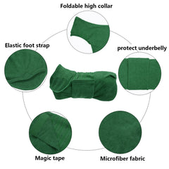 Geyecete microfibre fast-drying towel green XL, ultra-absorbent after showers.