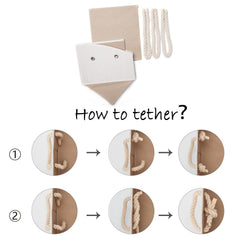 Geyecete water-resistant bamboo fabric bin keeps moisture out for durable organization.