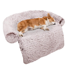 GGIB Calming Dog Bed close-up of plush fabric for cozy naps.
