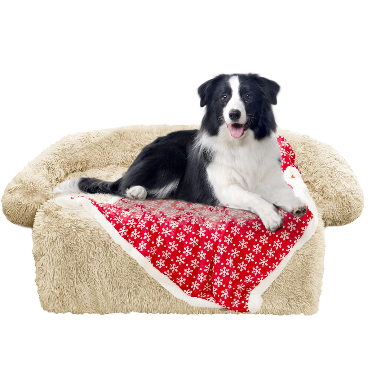 GGIB Calming Dog Bed closeup plush texture for cozy naps