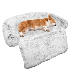 GGIB Calming Dog Bed cover close-up highlighting plush texture for cozy naps.