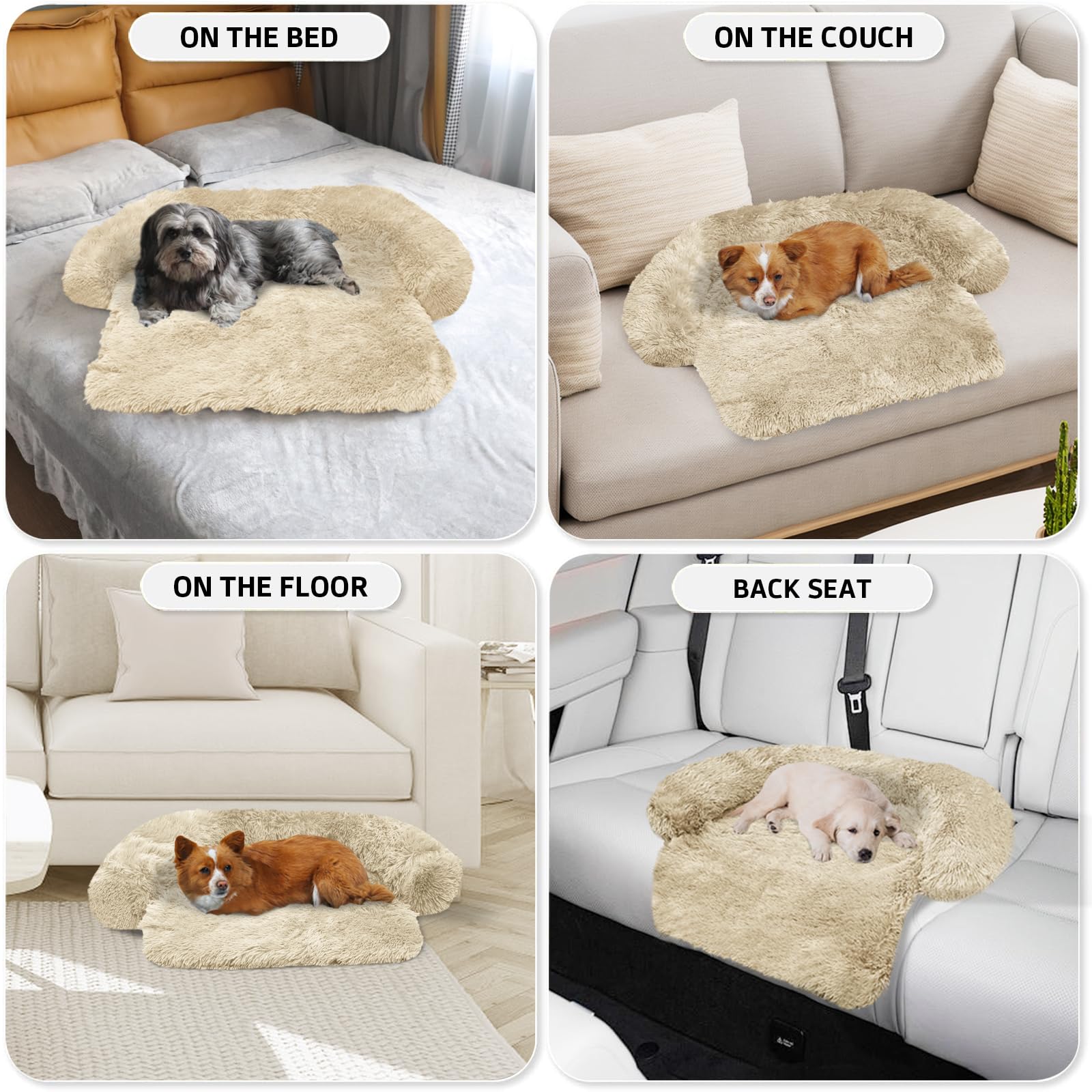 GGIB Calming Dog Bed crate-pad setup offers comfy padding inside crates