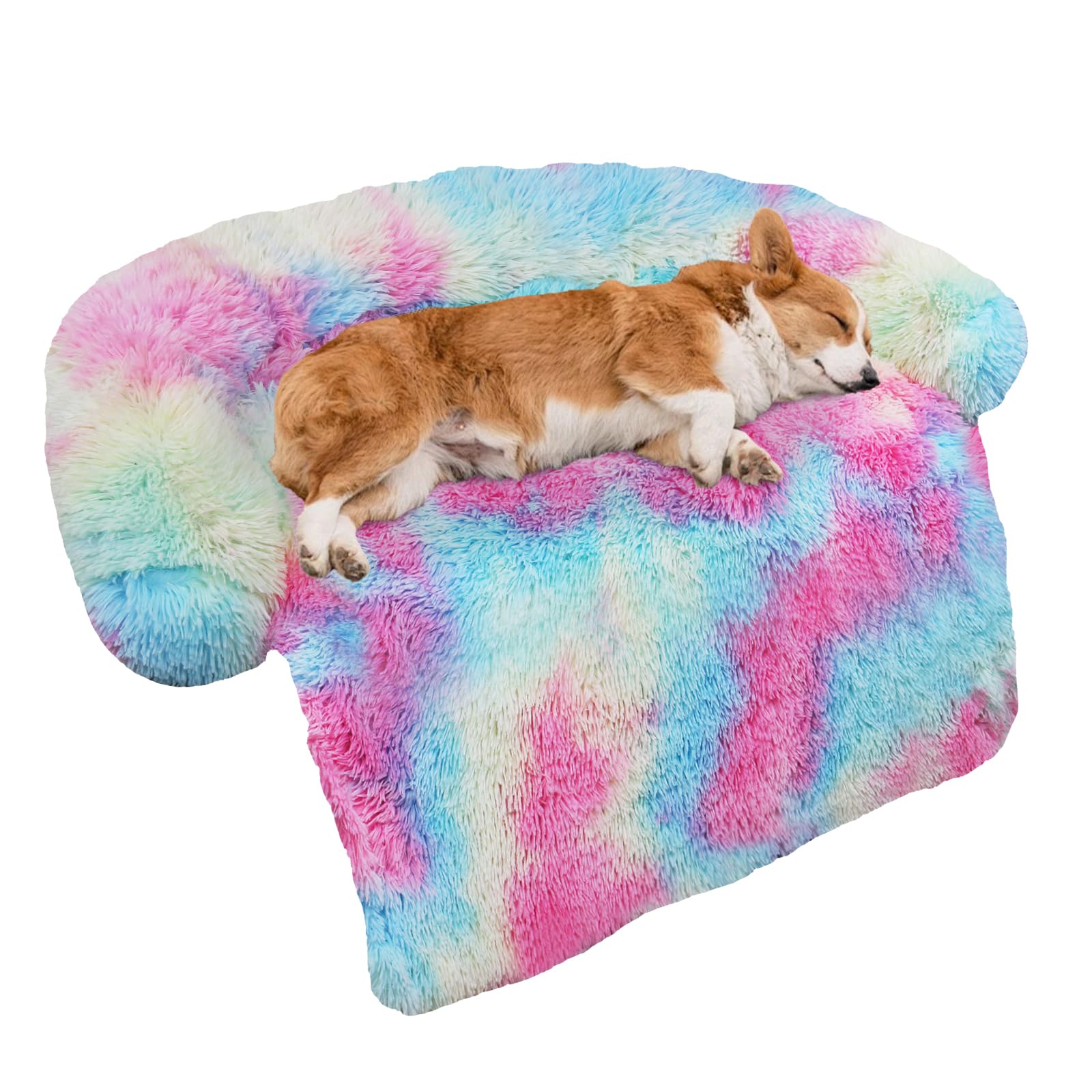 GGIB Calming Dog Bed curved design for restful support