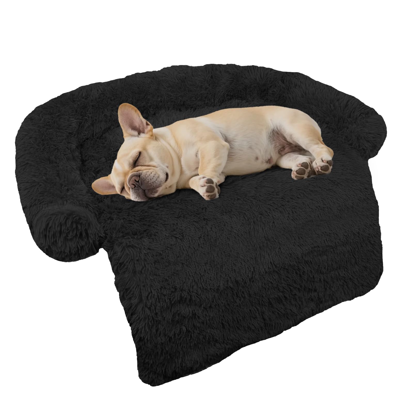 GGIB Calming Dog Bed curved design supports secure resting and neck support
