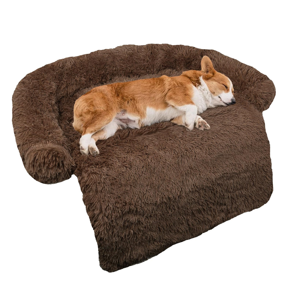 GGIB Calming Dog Bed curved design supports restful sleep.