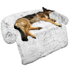 GGIB calming dog bed curved design supports comfortable head and neck relaxation.
