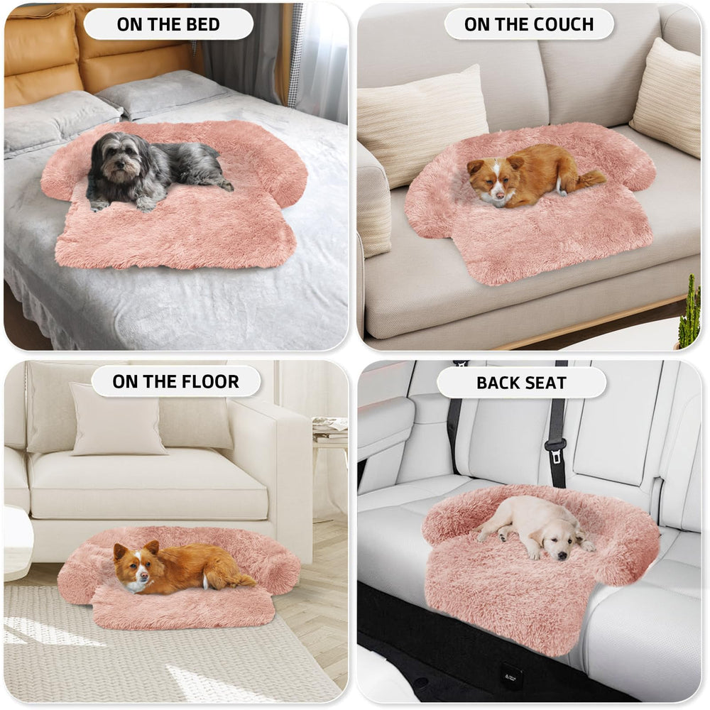 GGIB Calming Dog Bed in car seat setup for secure travel