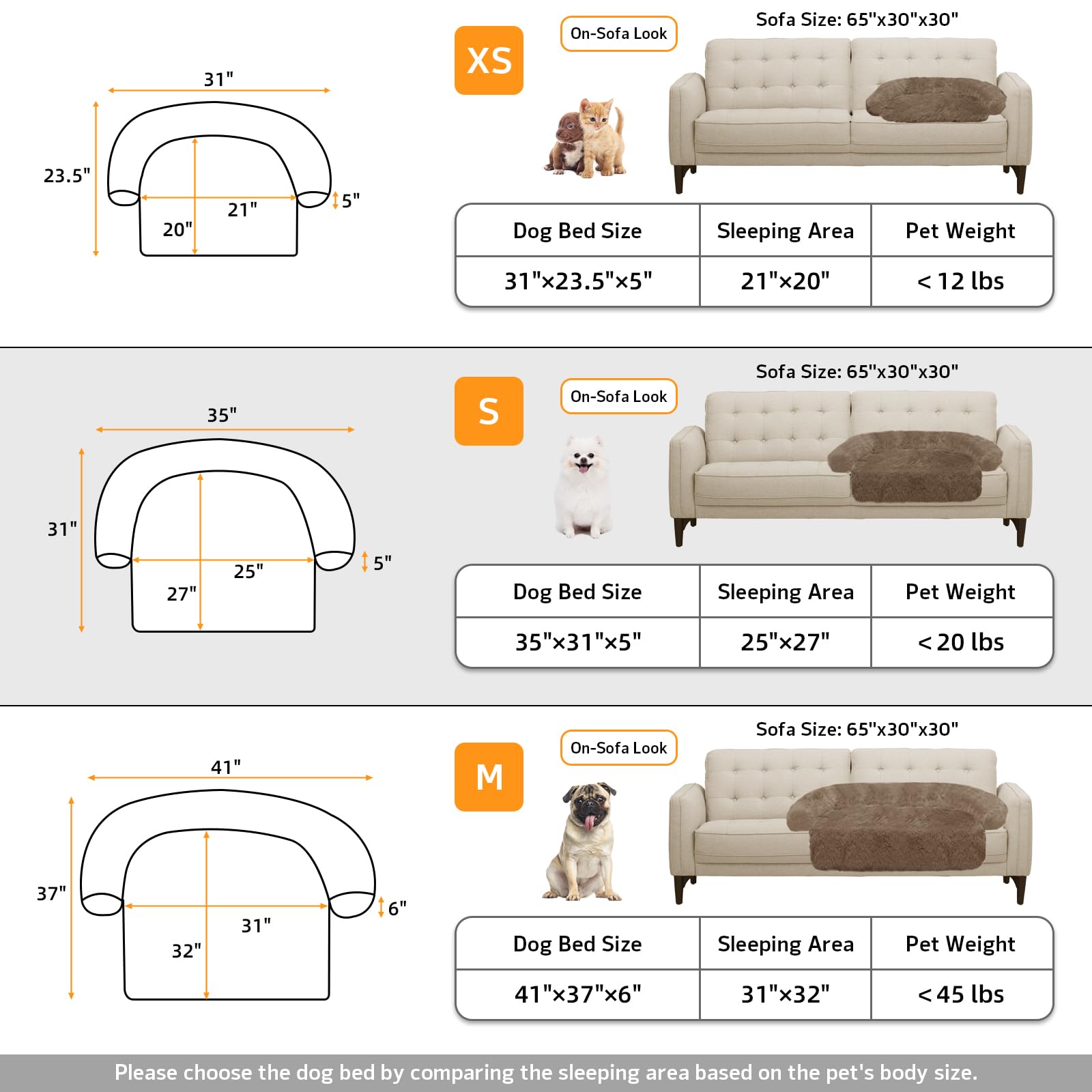 GGIB Calming Dog Bed ideal for car travel and home