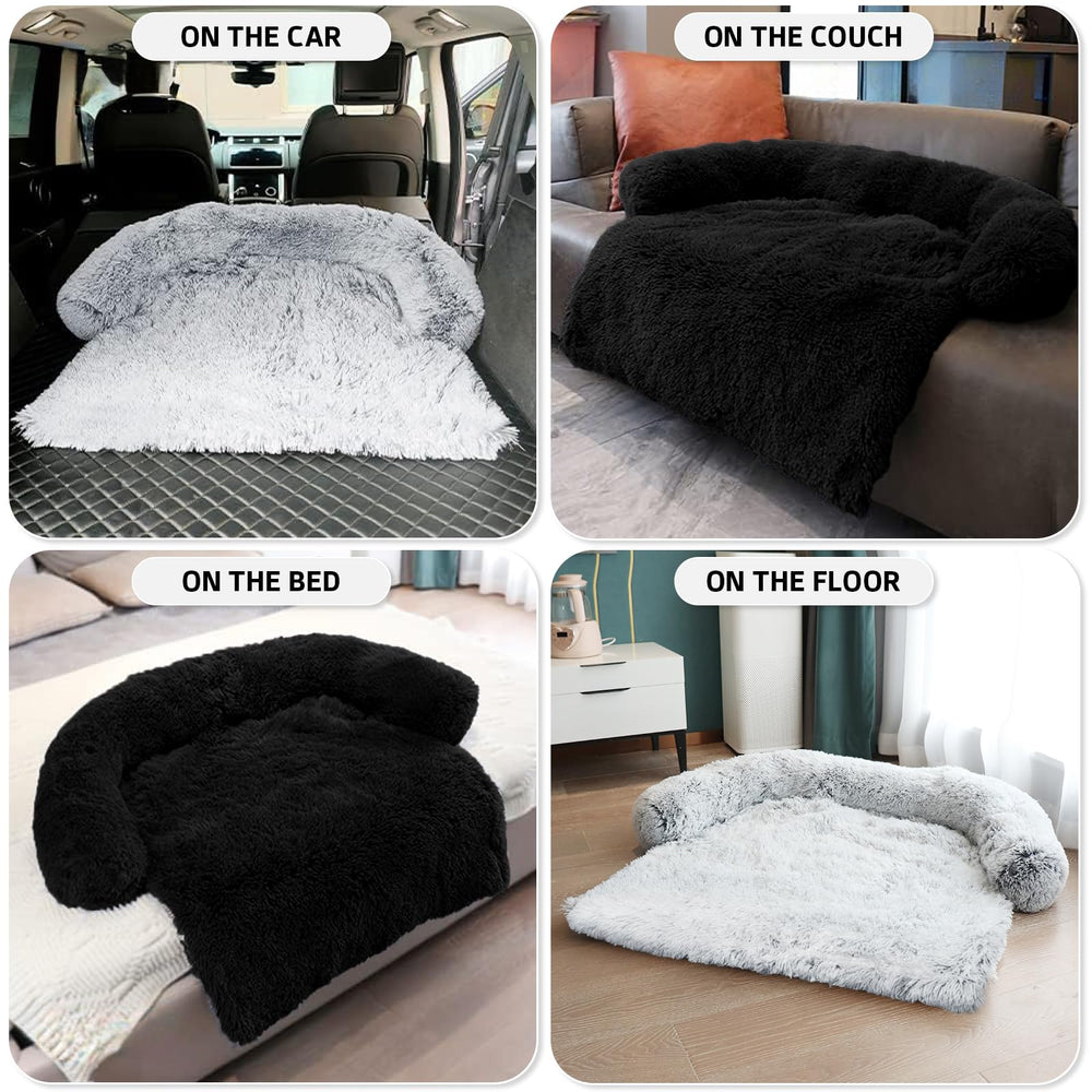 GGIB calming dog bed large size shown for big pets