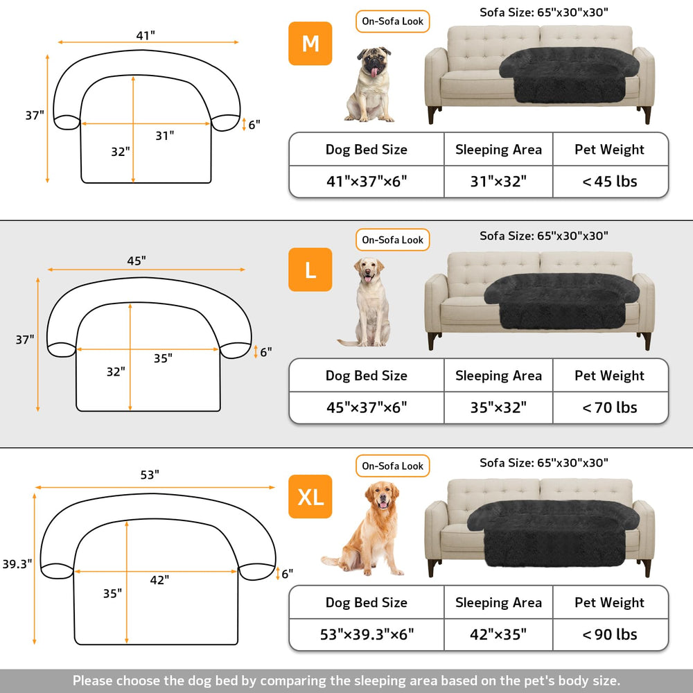 GGIB calming dog bed machine-washable cover for quick cleanup