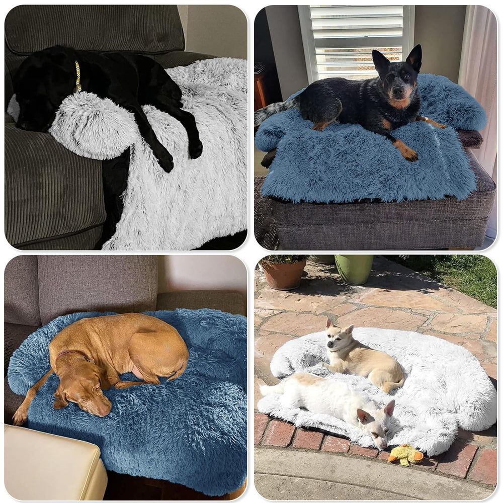 GGIB Calming Dog Bed navy XL size fits large dogs.