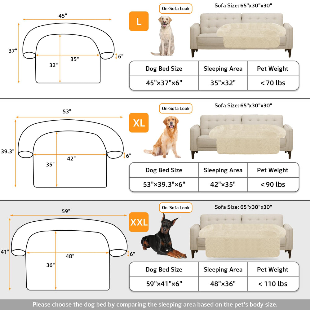 GGIB Calming Dog Bed non-slip bottom anchors the bed on floors