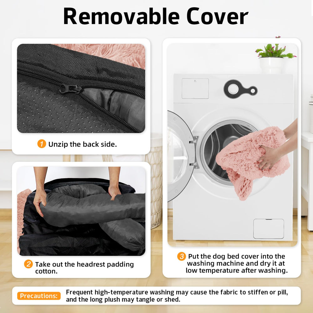 GGIB Calming Dog Bed non-slip bottom keeps it in place