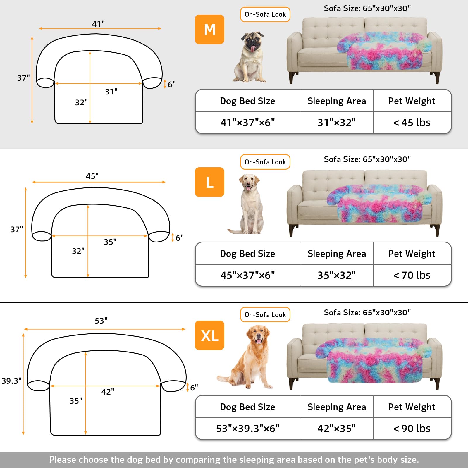 GGIB Calming Dog Bed non-slip bottom keeps bed in place