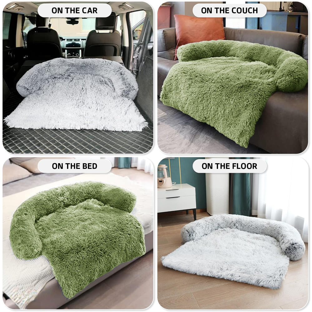 GGIB Calming Dog Bed non-slip bottom helps keep it in place during use.