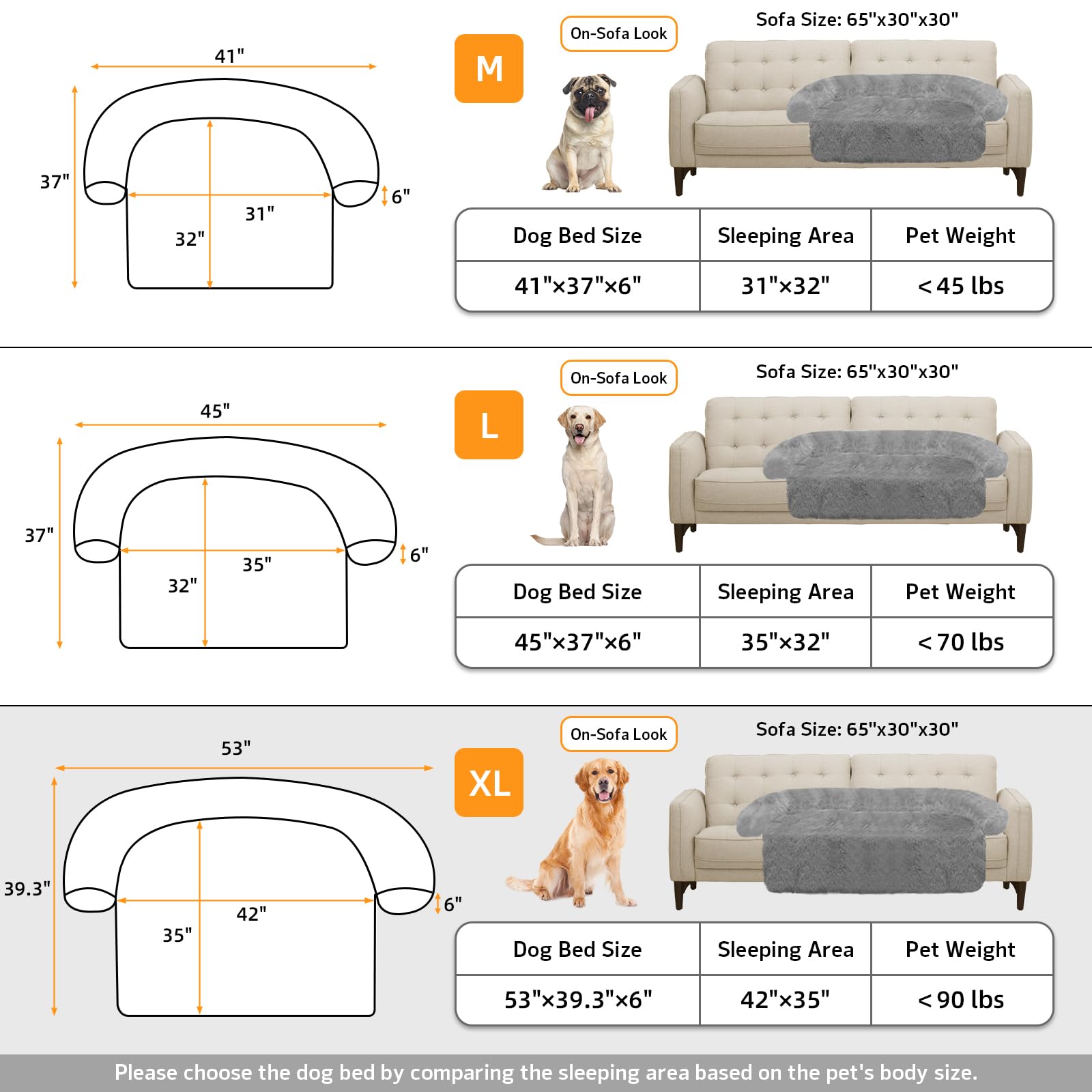 GGIB Calming Dog Bed non-slip bottom keeps it in place on floors.