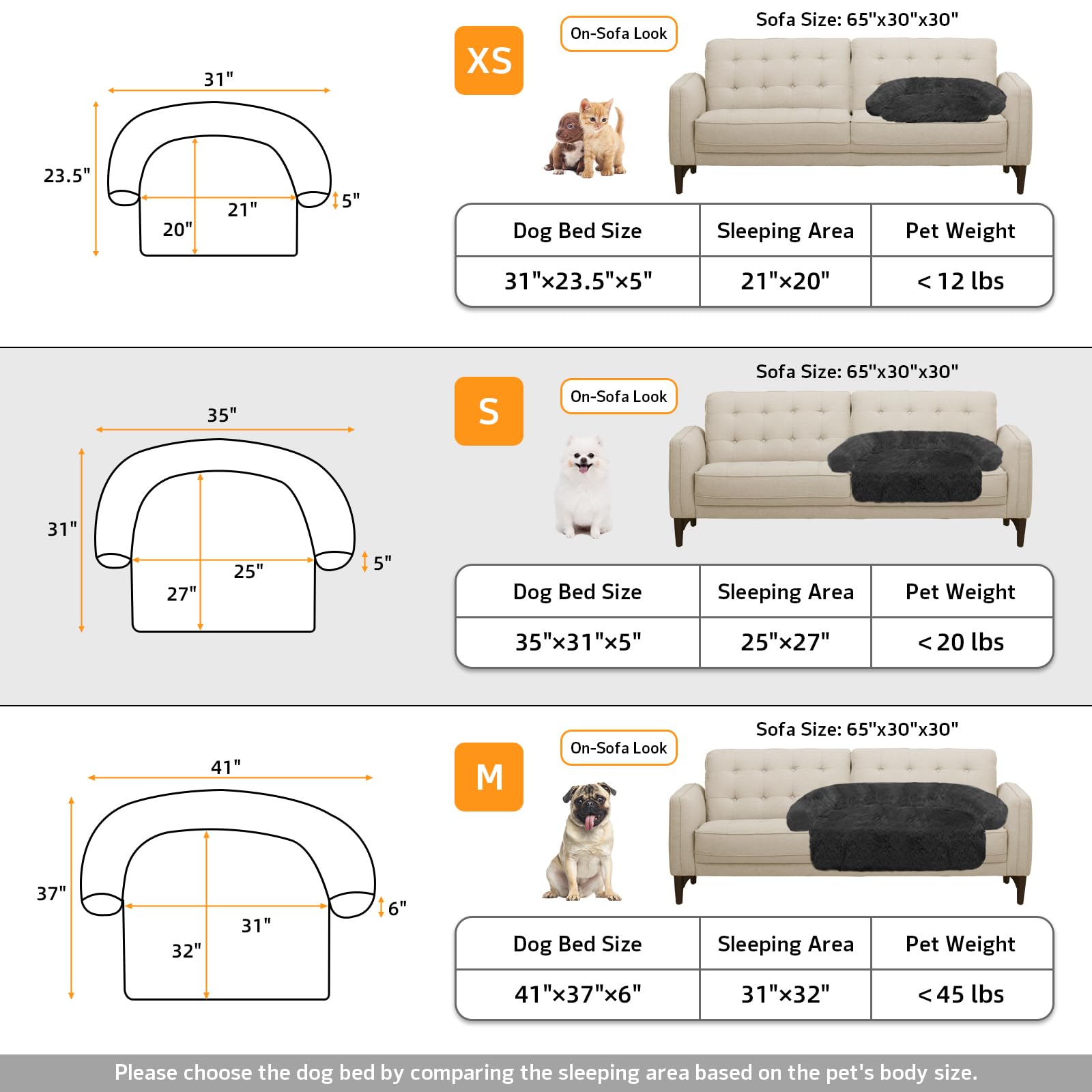 GGIB calming bed with non-slip bottom stays in place on floors during playtime.