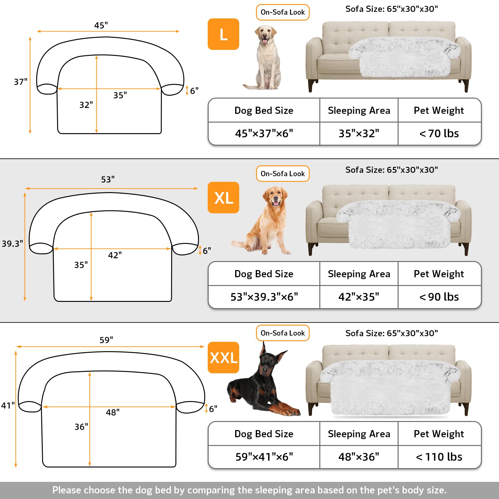 GGIB Calming Dog Bed non-slip bottom helps keep bed in place.