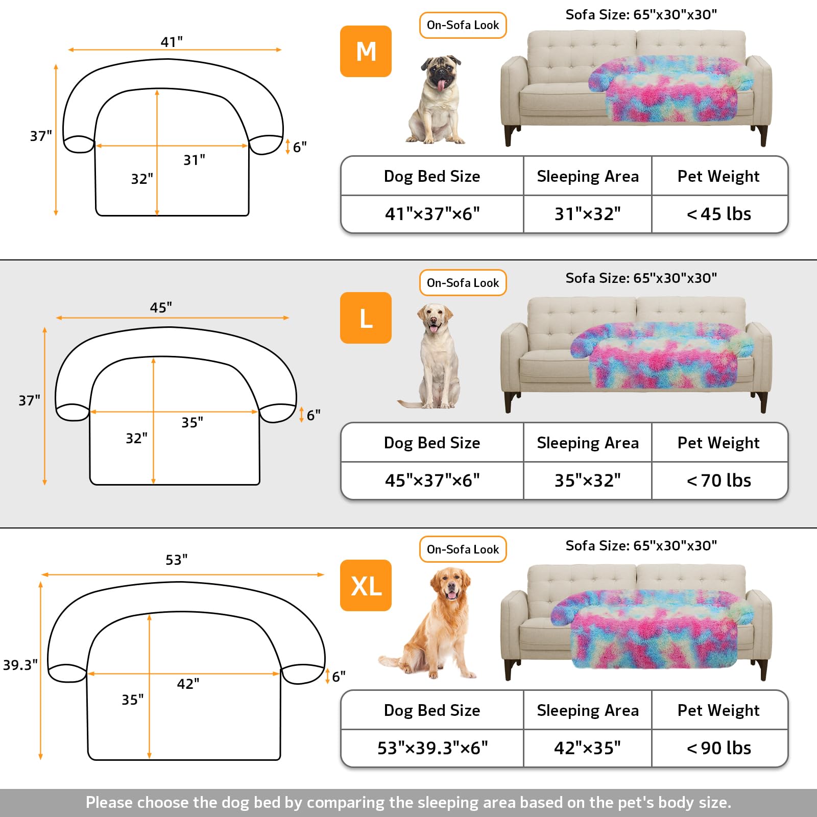 GGIB Calming Dog Bed non-slip bottom stays in place on floors