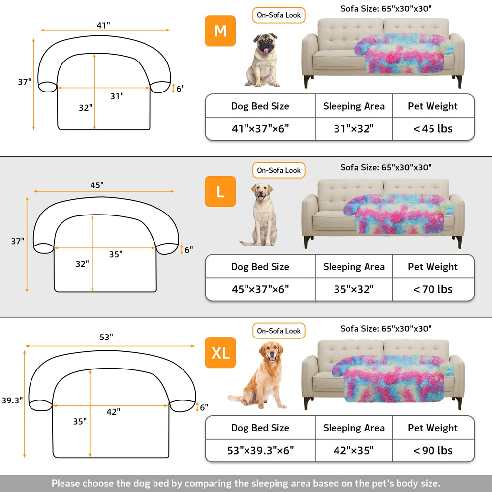 GGIB Calming Dog Bed non-slip bottom stays in place on floors