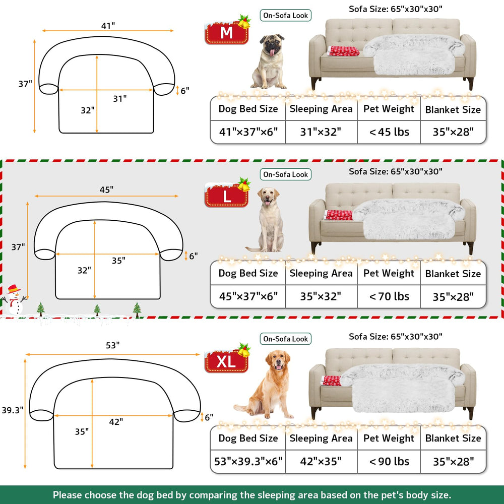 GGIB calming dog bed non-slip bottom keeps bed in place on floors.