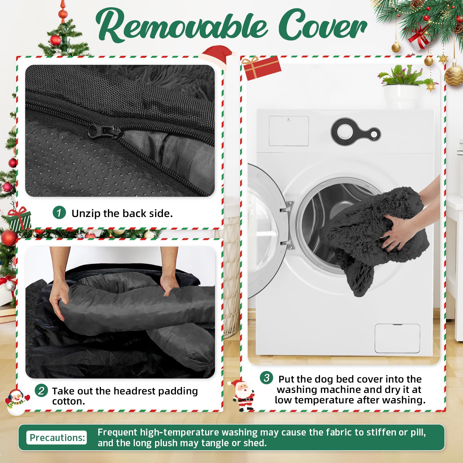 GGIB calming dog bed on sofa scene highlights stress-free nap space
