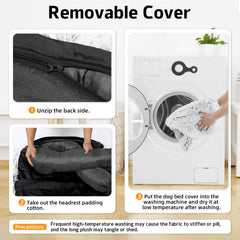 GGIB Calming Dog Bed removable cover enables easy washing.