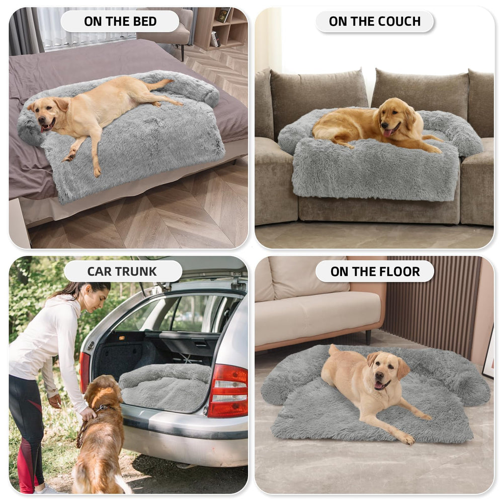 GGIB Calming Dog Bed removable cover simplifies washing and care.