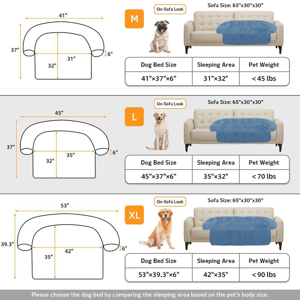 GGIB Calming Dog Bed rolled for travel and easy car use