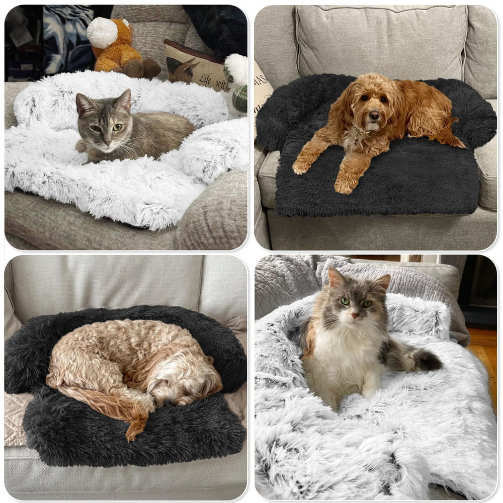 GGIB Calming Dog Bed size chart highlights XS to XL options for all pets.