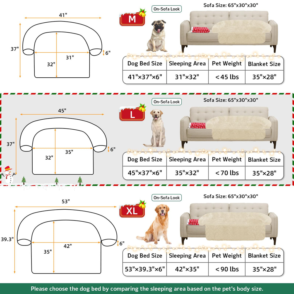 GGIB Calming Dog Bed warm plush surface cushions on cold floors