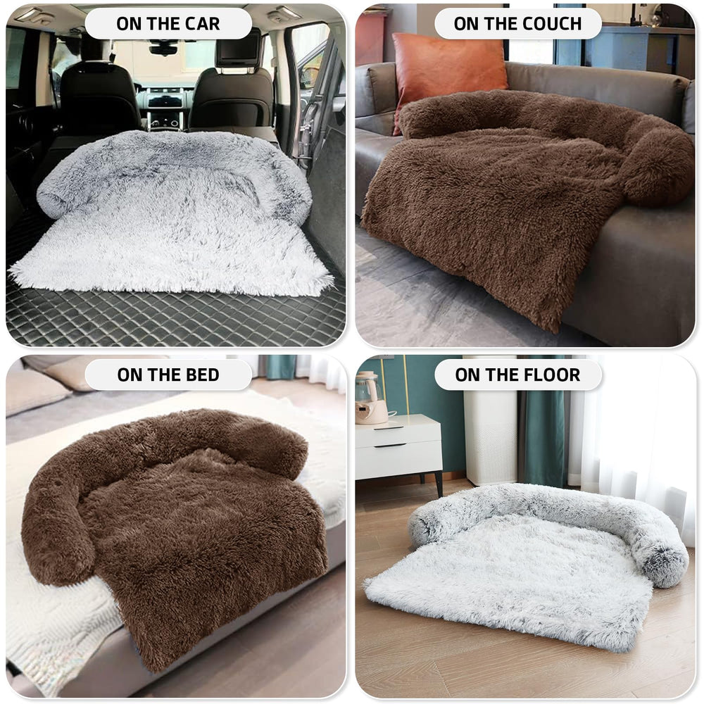 GGIB Calming Dog Bed machine-washable cover for quick maintenance.