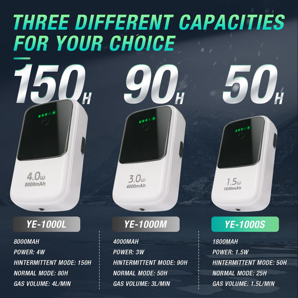 Ghosthorn aquarium air pump ultra-quiet motor ensures peace during use.